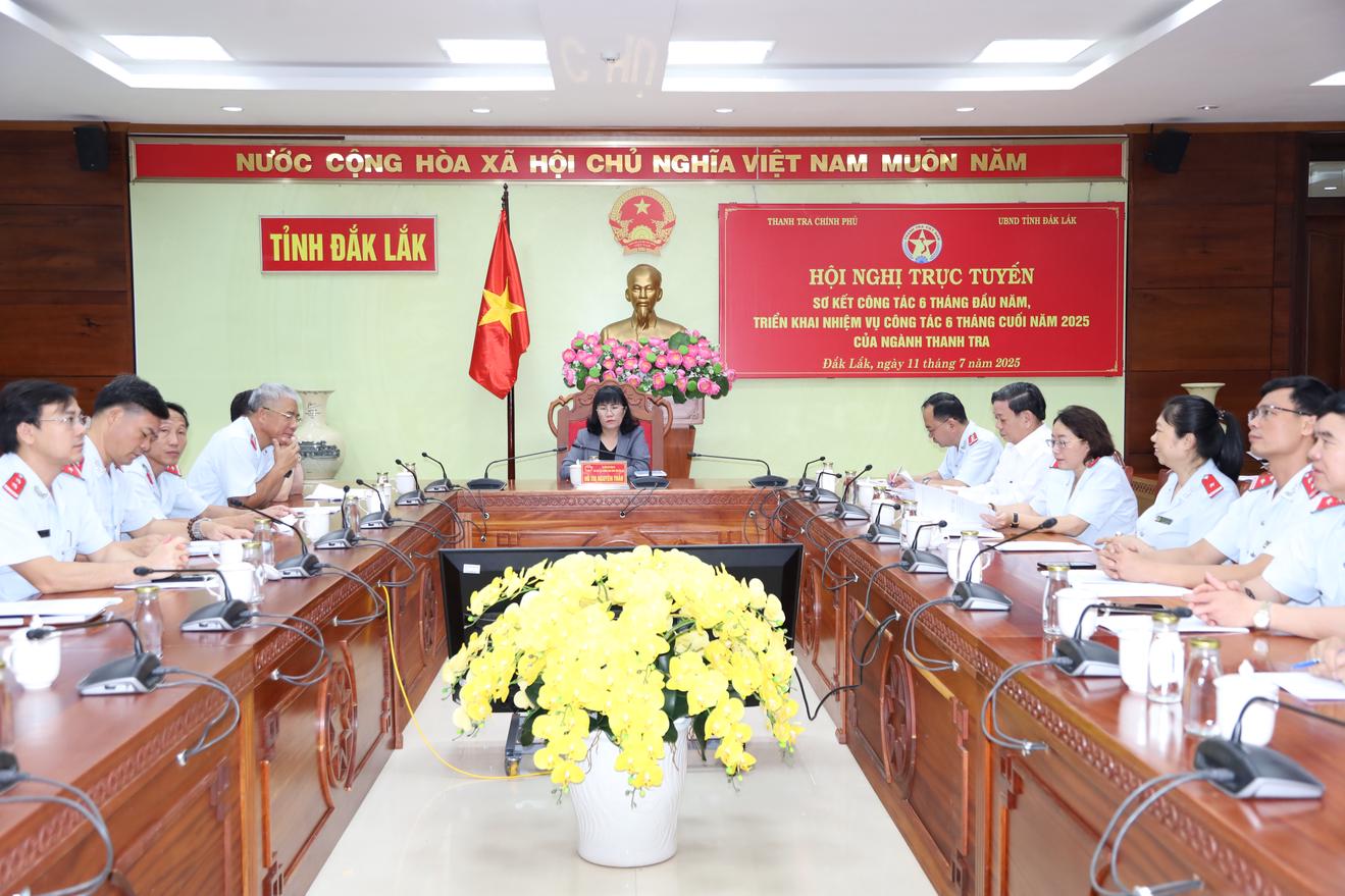 Ngành Thanh tra Đắk Lắk khởi sắc 6 tháng đầu năm 2025, giảm đơn thư, tăng hiệu quả
